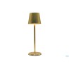 LUMIERE ROUND-LAMPADA TAVOLO LED CM.10XH34 FOGLIA ORO