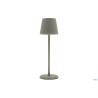 LUMIERE ROUND-LAMPADA TAVOLO LED CM.10XH34 TORTORA