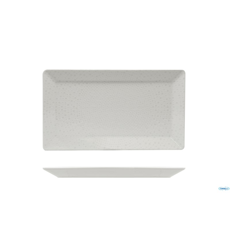 NAIL BIANCO - KIMI PIATTO RETTANGOLARE CM 29X17,5