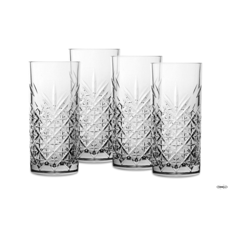 TIMELESS-CONFEZIONE 4 BICCHIERI LONG DRINK CL.36,5 520205 TIMELESS-CONFEZIONE 4 BICCHIERI LONG DRINK CL.36,5 520205