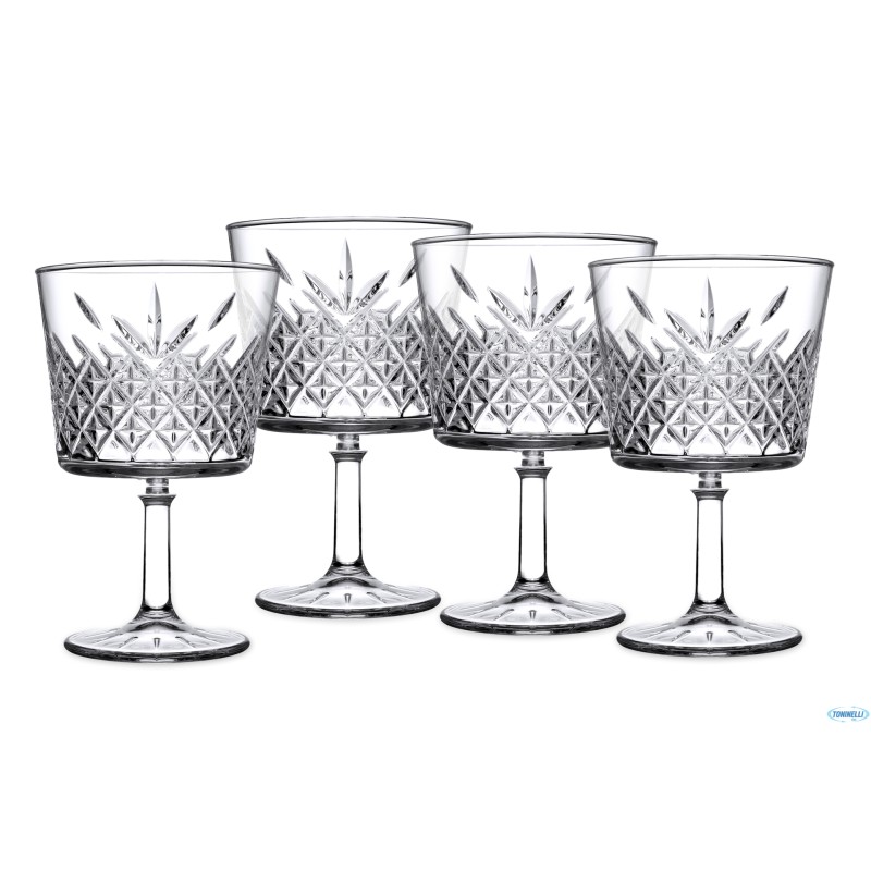 TIMELESS - CONFEZIONE 4 CALICI COCKTAIL CL 26 STELO BASSO H.CM 13,4 TIMELESS - CONFEZIONE 4 CALICI COCKTAIL CL 26 STELO BASSO H.CM 13,4