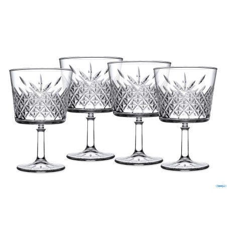TIMELESS - CONFEZIONE 4 CALICI COCKTAIL CL 26 STELO BASSO H.CM 13,4