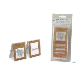 CONFEZIONE 5 CAVALLETTI PER MENU QR CODE