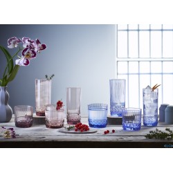 AMERICA '20S BLU ZAFFIRO CONFEZIONE DA 6 BICCHIERI LONG DRINK CL 40 H.15,8 DIAMETRO 6,8 122158