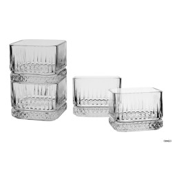 ELYSIA - CONFEZIONE 4 COPPETTE IMPILABILI CL 23,5 CM 8 H.6,2