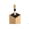BAMBOO-NERO-CEPPO PORTACOLTELLI CM 10X10XH.23