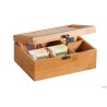 BAMBOO-SCATOLA PORTABUSTINE THE CM 21,5X15XH.8,5 CON 6 SCOMPARTI