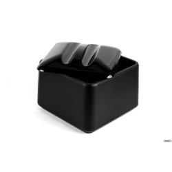 PORTAGHIACCIO QUADRO CON COPERCHIO NERO
