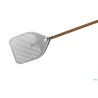 WOODTECH - PALA PIZZA RETTANGOLARE FORATA CM 33X33 MANICO CM 150