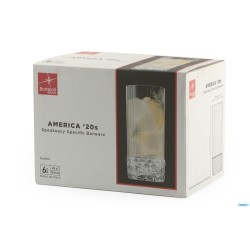 AMERICA '20S CONFEZIONE DA 6 BICCHIERI PER COCKTAIL COOLER H.16,2 CL.49 DIAMETRO 7,35 122141