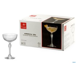 AMERICA '20S CONFEZIONE DA 6 CALICI PER COCKTAIL COUPE H.15,7 CL.23 DIAMETRO 9,8 122137