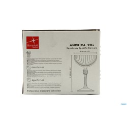 AMERICA '20S CONFEZIONE DA 6 CALICI PER COCKTAIL COUPE H.15,7 CL.23 DIAMETRO 9,8 122137