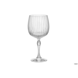 AMERICA '20S CONFEZIONE DA 6 CALICI PER COCKTAIL GIN TONIC H.22,6 CL.74,5 DIAMETRO 10,9 122128