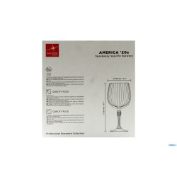 AMERICA '20S CONFEZIONE DA 6 CALICI PER COCKTAIL GIN TONIC H.22,6 CL.74,5 DIAMETRO 10,9 122128
