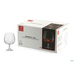 AMERICA '20S CONFEZIONE 6 CALICI COGNAC CL 65 H CM 16,5 DIAMETRO 10,7 122147