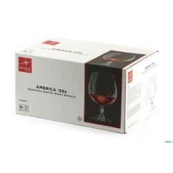AMERICA '20S CONFEZIONE 6 CALICI COGNAC CL 65 H CM 16,5 DIAMETRO 10,7 122147