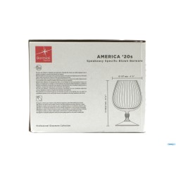 AMERICA '20S CONFEZIONE 6 CALICI COGNAC CL 65 H CM 16,5 DIAMETRO 10,7 122147