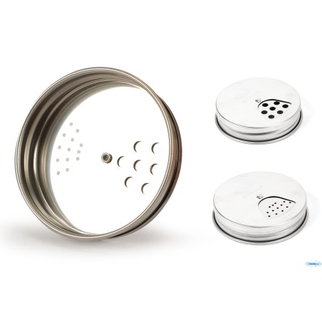 GENIETTI 4 STAGIONI-TAPPO DIAMETRO 70 INOX SALE FINO E GROSSO  8.80230