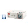 AMERICA '20S BLU ZAFFIRO CONFEZIONE DA 6 BICCHIERI ROCKS CL 30 H.8,35 DIAMETRO 8,35 122156