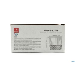 AMERICA '20S BLU ZAFFIRO CONFEZIONE DA 6 BICCHIERI ROCKS CL 30 H.8,35 DIAMETRO 8,35 122156