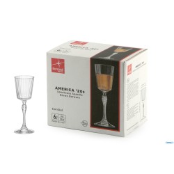 AMERICA '20S CONFEZIONE 6 CALICI CORDIAL CL 8 H CM 15 DIAMETRO 5,6 122146