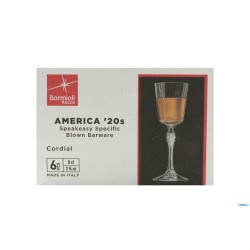 AMERICA '20S CONFEZIONE 6 CALICI CORDIAL CL 8 H CM 15 DIAMETRO 5,6 122146