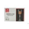 AMERICA '20S CONFEZIONE 6 CALICI CORDIAL CL 8 H CM 15 DIAMETRO 5,6 122146