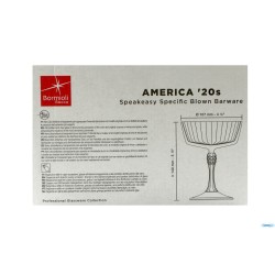 AMERICA '20S CONFEZIONE 6 CALICI FIZZ CL.27,5 H.13,8 DIAMETRO CM 10,8 122150