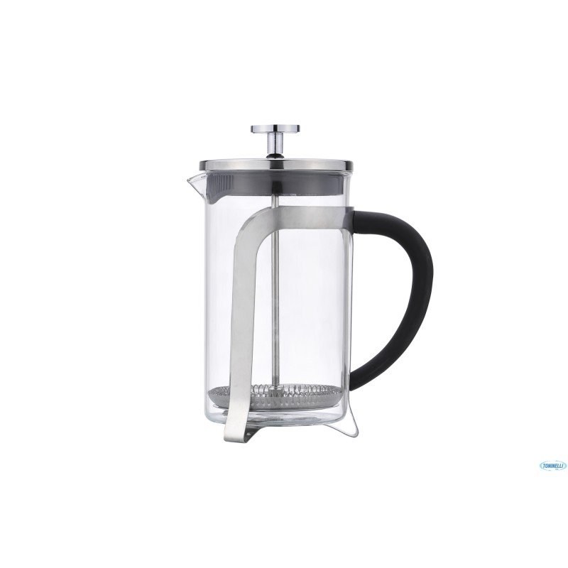 CAFFETTIERA-INFUSIERA ML600 VETRO BOR-INOX 743