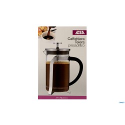 CAFFETTIERA-INFUSIERA ML600 VETRO BOR-INOX 743