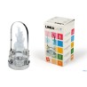 EASY MENAGE 4 PEZZI OLIO-ACETO-SALE E PEPE (CON AMPOLLE INCLUSE) INOX CM.12