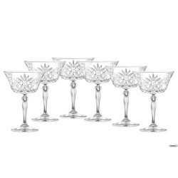 MELODIA - CONFEZIONE 6 COPPE CHAMPAGNE-COCKTAIL  CL 26