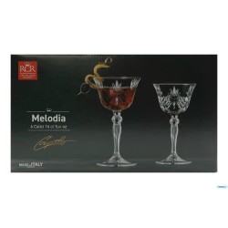 MELODIA - CONFEZIONE 6 COPPE COCKTAIL CL 16