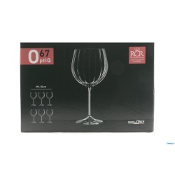 OPTIQ - CONFEZIONE 6 CALICI VINO CL 67