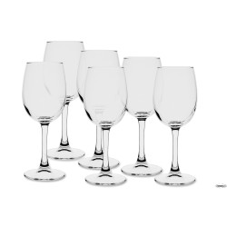 PALOMINO - CONFEZIONE 6 CALICI VINO BIANCO CL 35 IN VETRO TEMPERATO