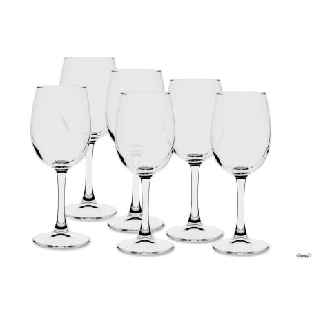 PALOMINO - CONFEZIONE 6 CALICI VINO BIANCO CL 35 IN VETRO TEMPERATO