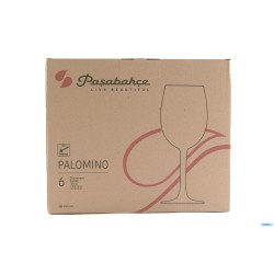 PALOMINO - CONFEZIONE 6 CALICI VINO BIANCO CL 35 IN VETRO TEMPERATO