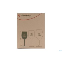 PALOMINO - CONFEZIONE 6 CALICI VINO BIANCO CL 35 IN VETRO TEMPERATO