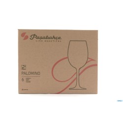 PALOMINO - CONFEZIONE 6 CALICI VINO ROSSO CL 61 IN VETRO TEMPERATO
