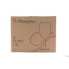 PALOMINO - CONFEZIONE 6 CALICI VINO ROSSO CL 61 IN VETRO TEMPERATO