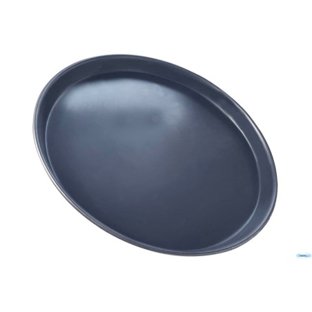 TEGLIA TONDA LAMIERA BLU CM 26 H 2,5