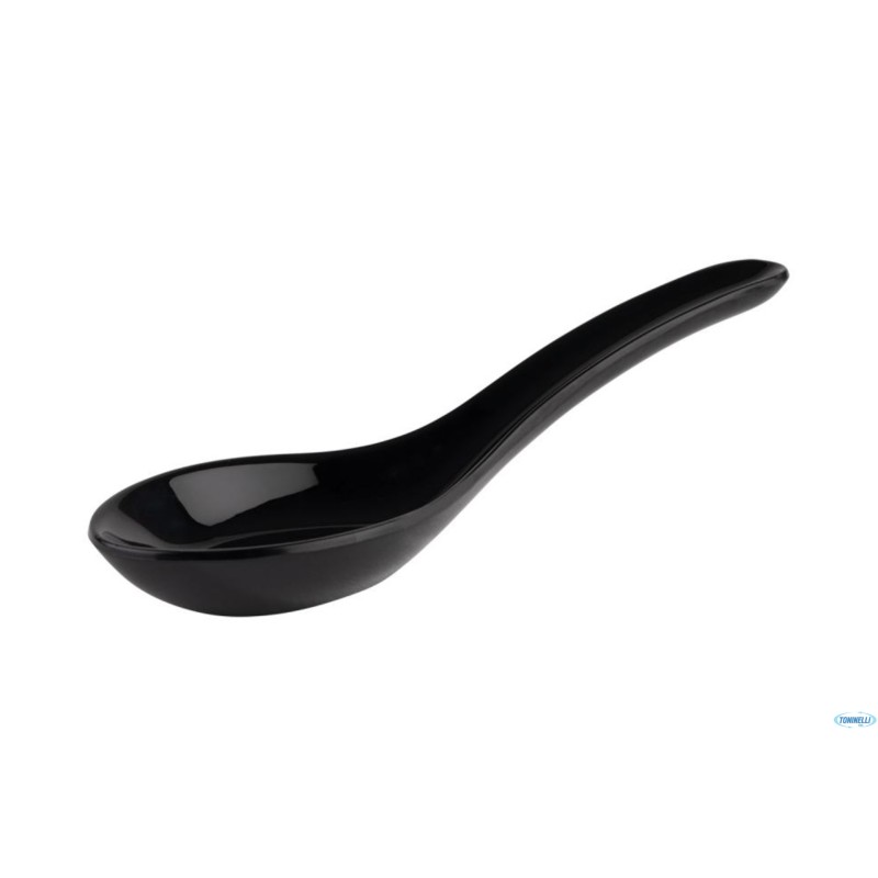 FRIENDLY BOWL-CUCCHIAIO FINGER CM 13,5X4,5H 4,5 NERO REALIZZATO IN GERMANIA