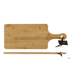 BAMBOO-TAGLIERE RETTANGOLARE CM 42X17XH.1,5 CON MANICO