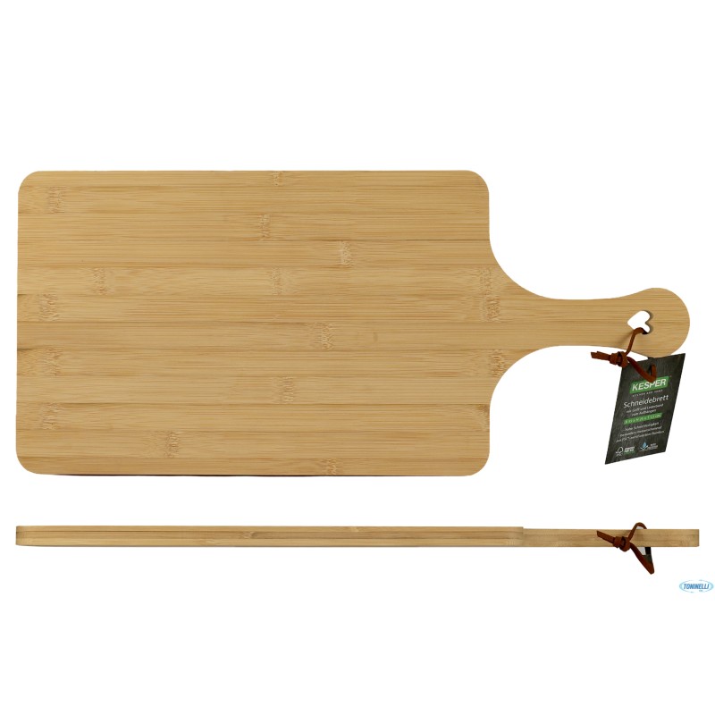 BAMBOO-TAGLIERE RETTANGOLARE CM 55X25XH.1,5 CON MANICO
